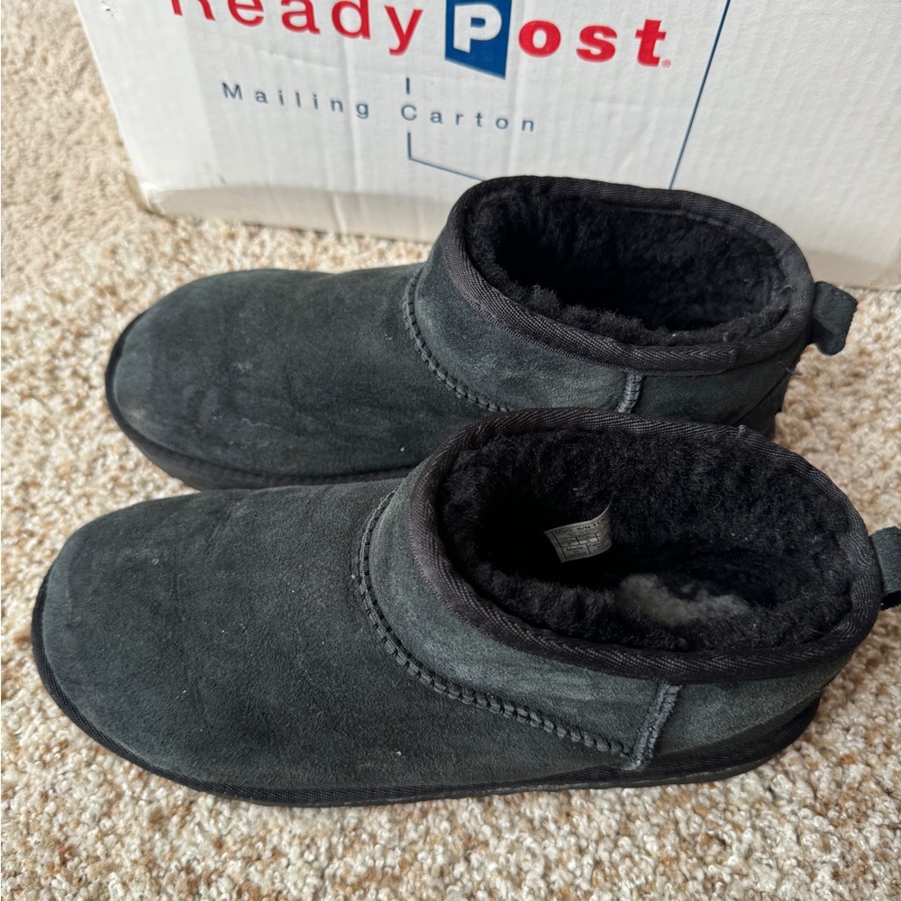 Ultra Mini Boots Black